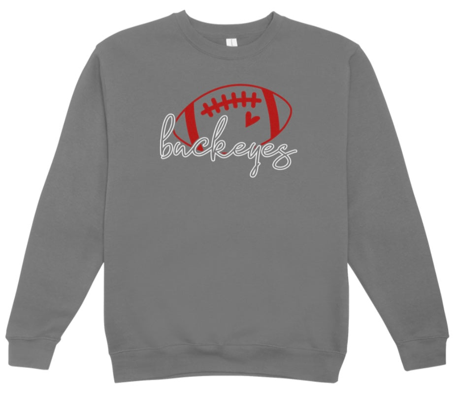 OSU Buckeyes Football Crewneck Sweatshirt