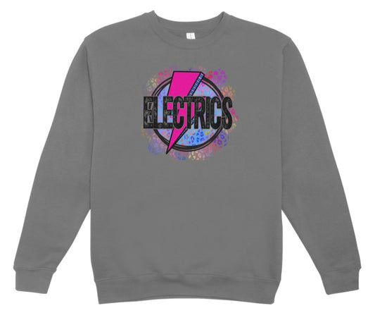 Philo Electrics Round Leopard Crewneck Sweatshirt