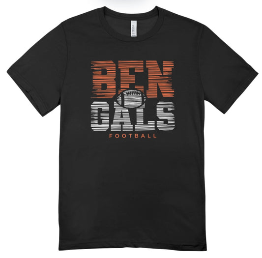 Bengals Football Lines T-Shirt