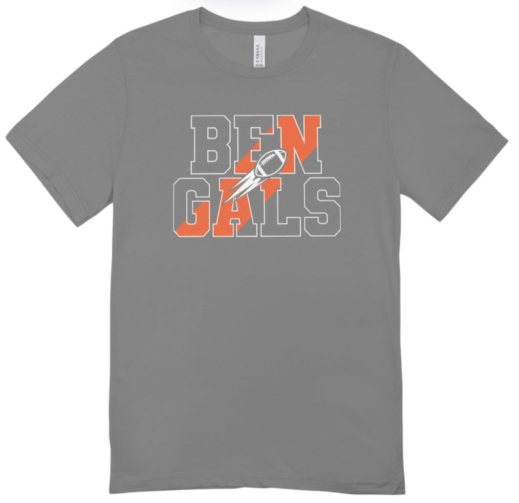 Bengals Football Diagonal T-Shirt