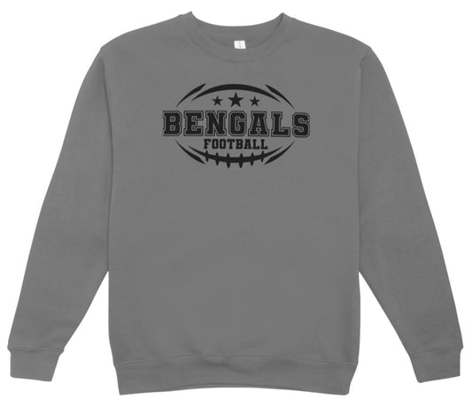 Bengals Football Stars Crewneck Sweatshirt