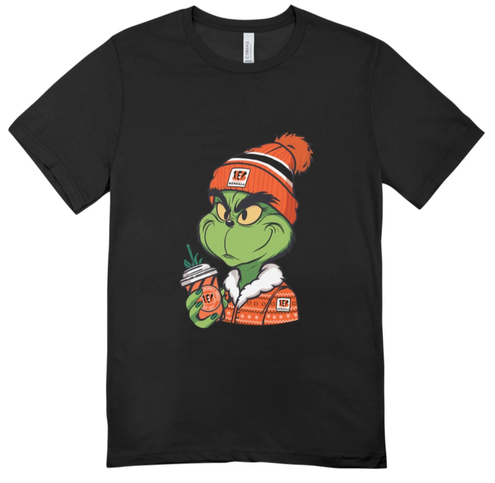 Bengals Football Grinch T-Shirt