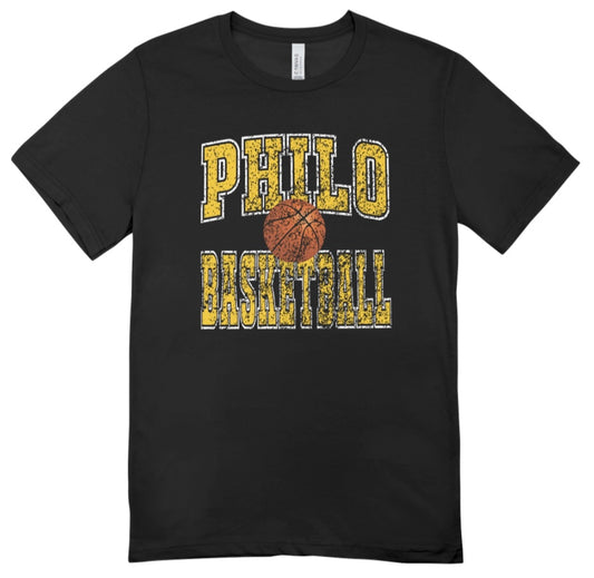 Philo Basketball Distressed T-Shirt