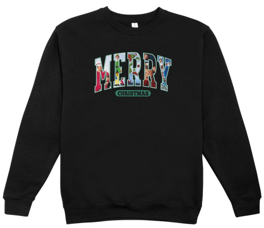 Merry Christmas Movies Crewneck Sweatshirt