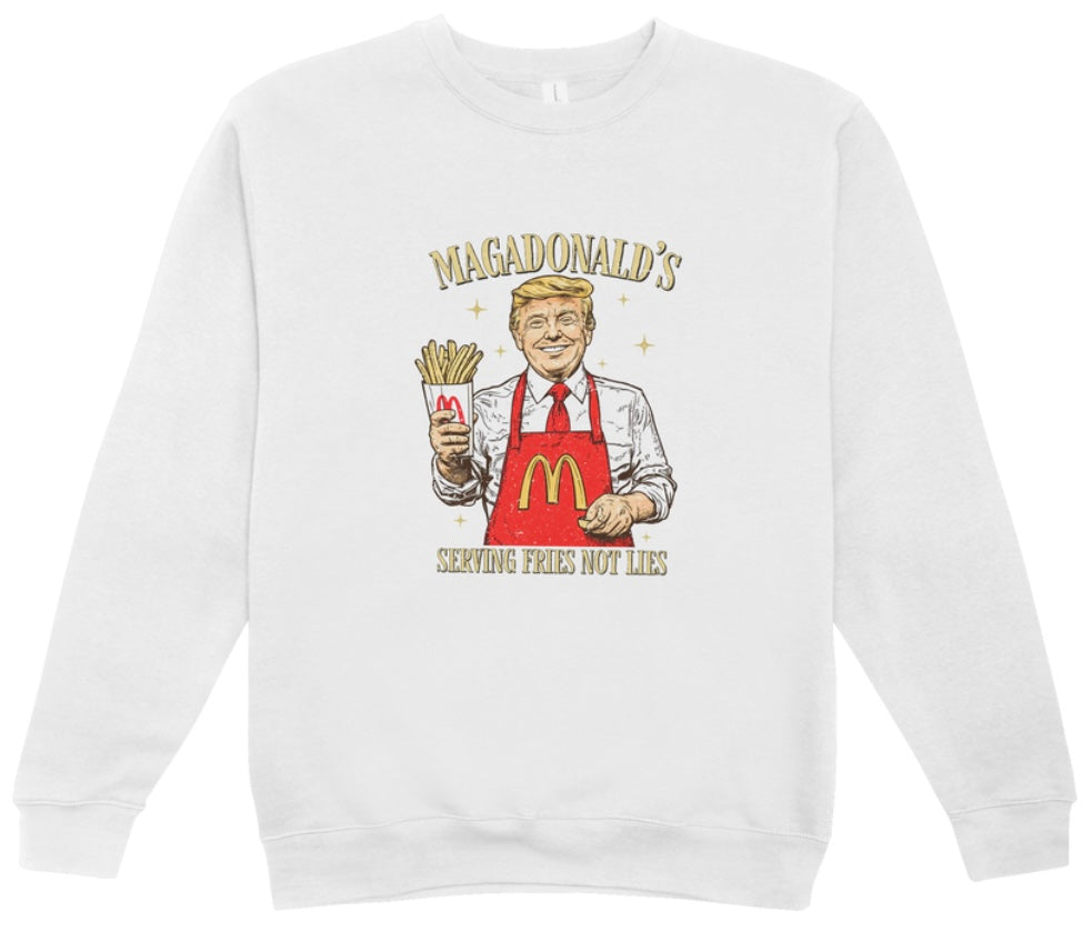 Trump MAGADonald’s Crewneck Sweatshirt