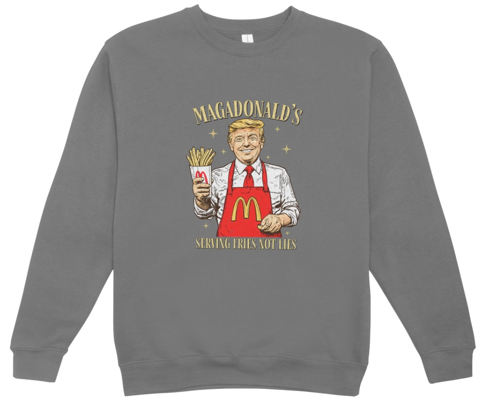 Trump MAGADonald’s Crewneck Sweatshirt