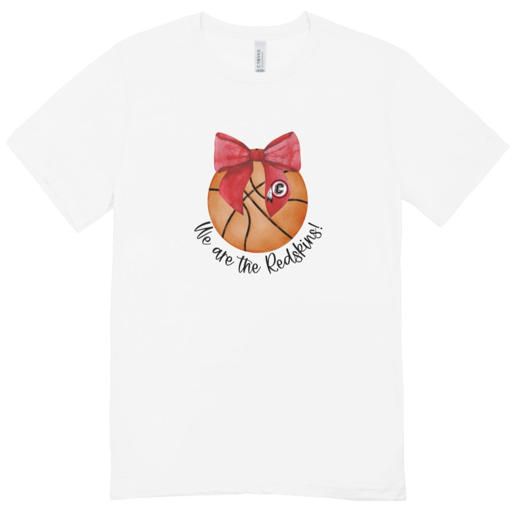 Coshocton Coquette Basketball Bow T-Shirt