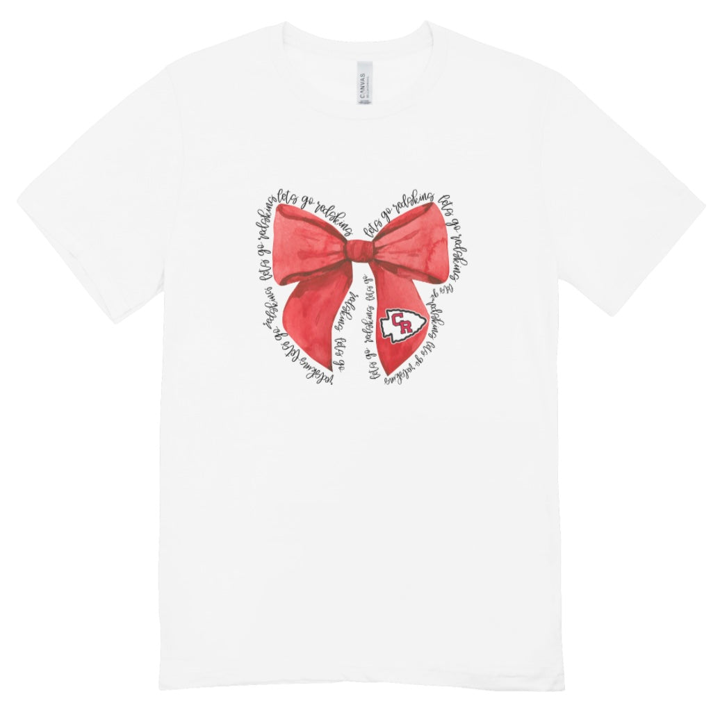 Coshocton Coquette Bow Let’s Go T-Shirt