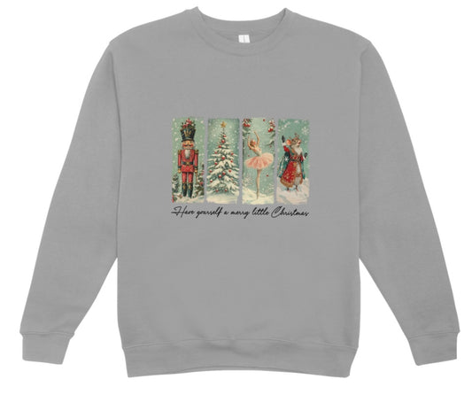 Vintage Merry Christmas Crewneck Sweatshirt