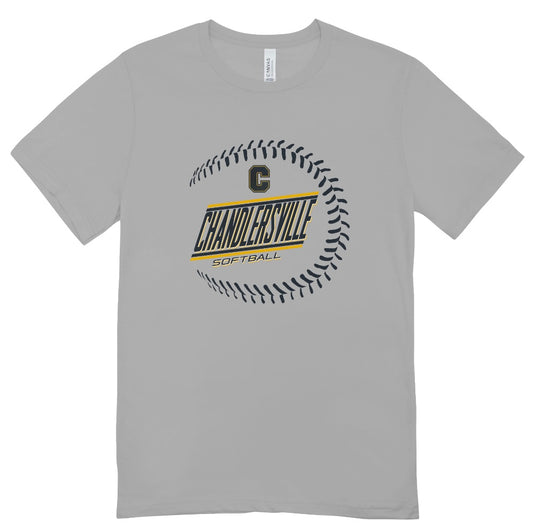 Chandlersville Softball Seams T-Shirt