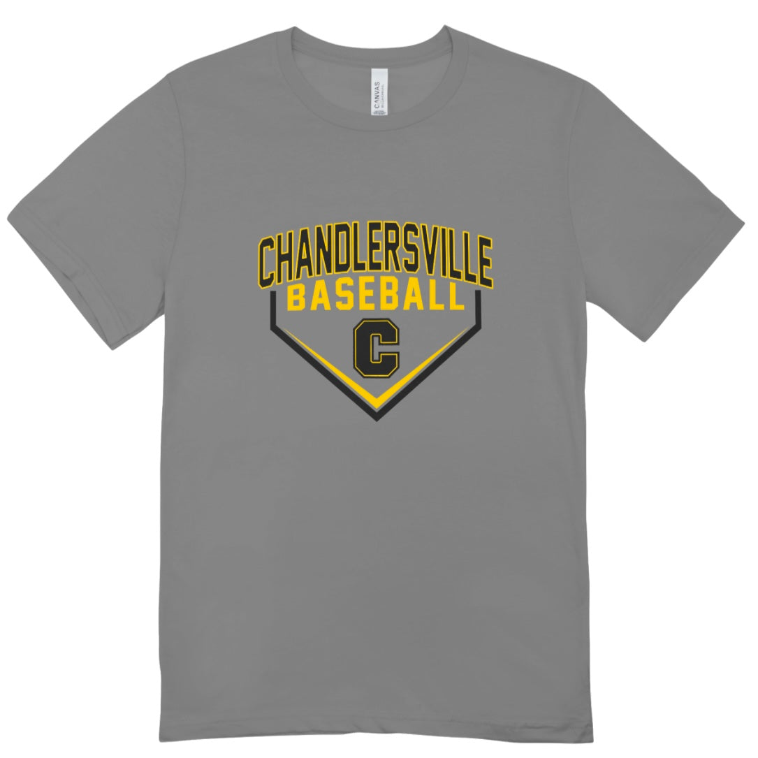 Chandlersville Baseball Base T-Shirt