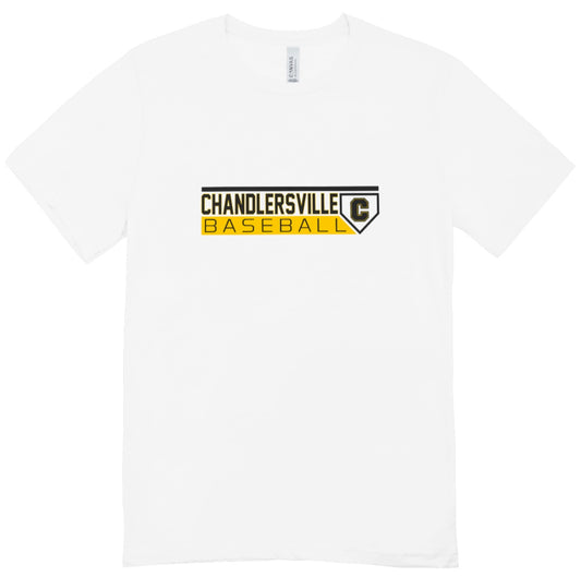 Chandlersville Baseball Horizontal Base T-Shirt