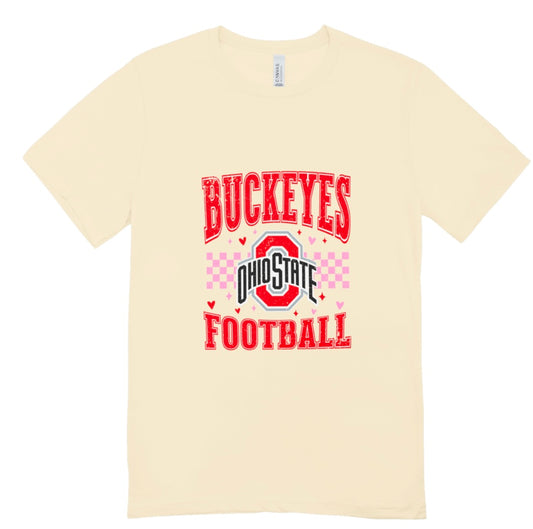 Ohio State Buckeyes Valentine’s Day Distressed T-Shirt