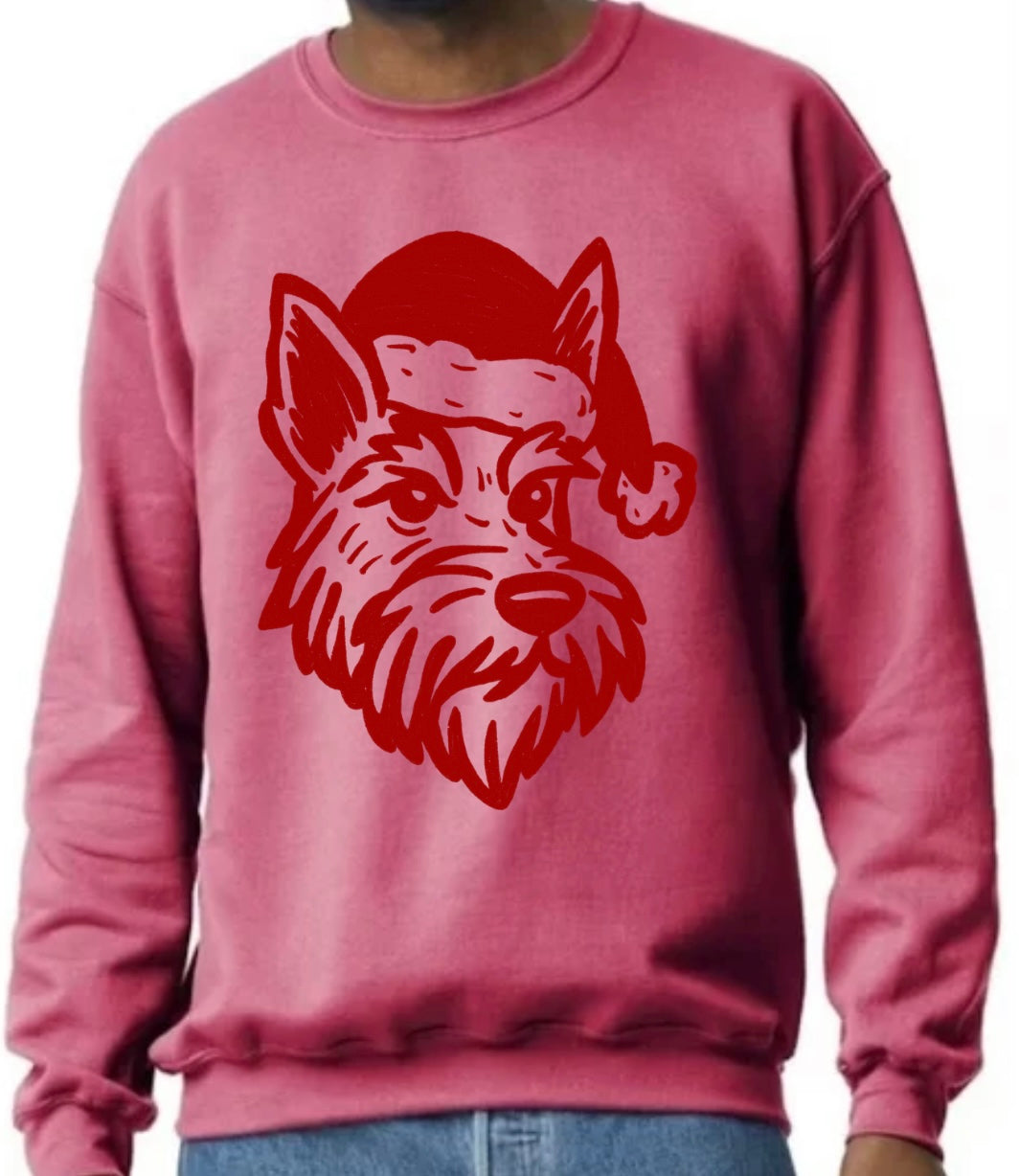 Scottie Christmas Sublimation Crewneck Sweatshirt