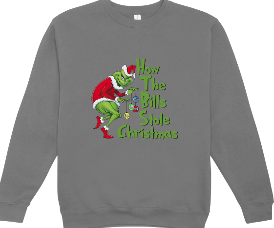 How the Bills Stole Christmas Crewneck Sweatshirt