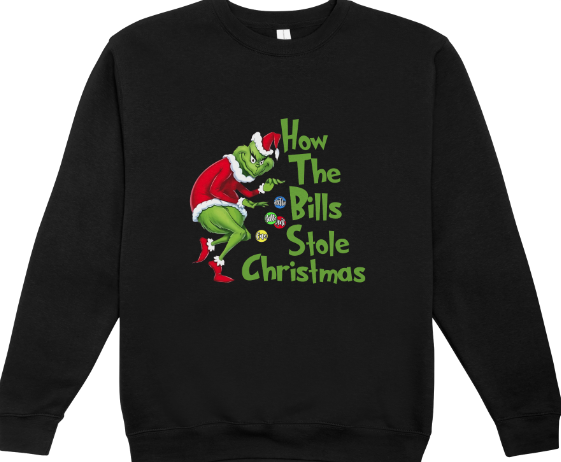 How the Bills Stole Christmas Crewneck Sweatshirt