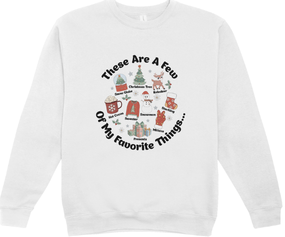 Favorite Things Christmas Crewneck Sweatshirt