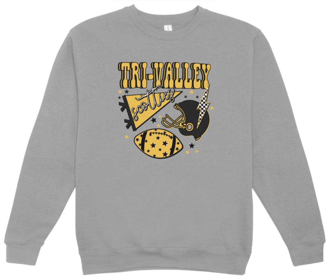 Tri-Valley Retro Pride Crewneck Sweatshirt
