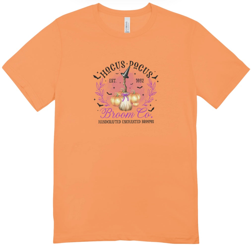 Hocus Pocus Broom Co. Halloween T-Shirt