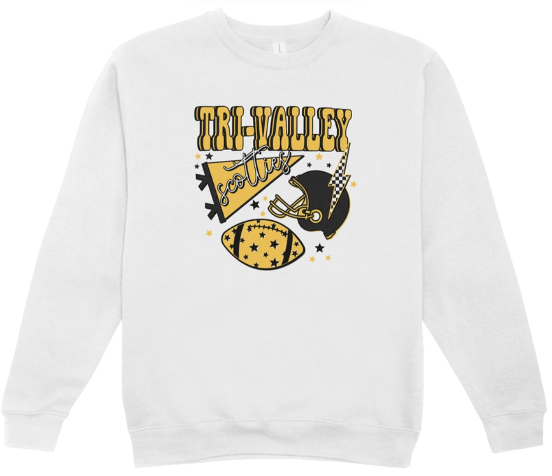 Tri-Valley Retro Pride Crewneck Sweatshirt